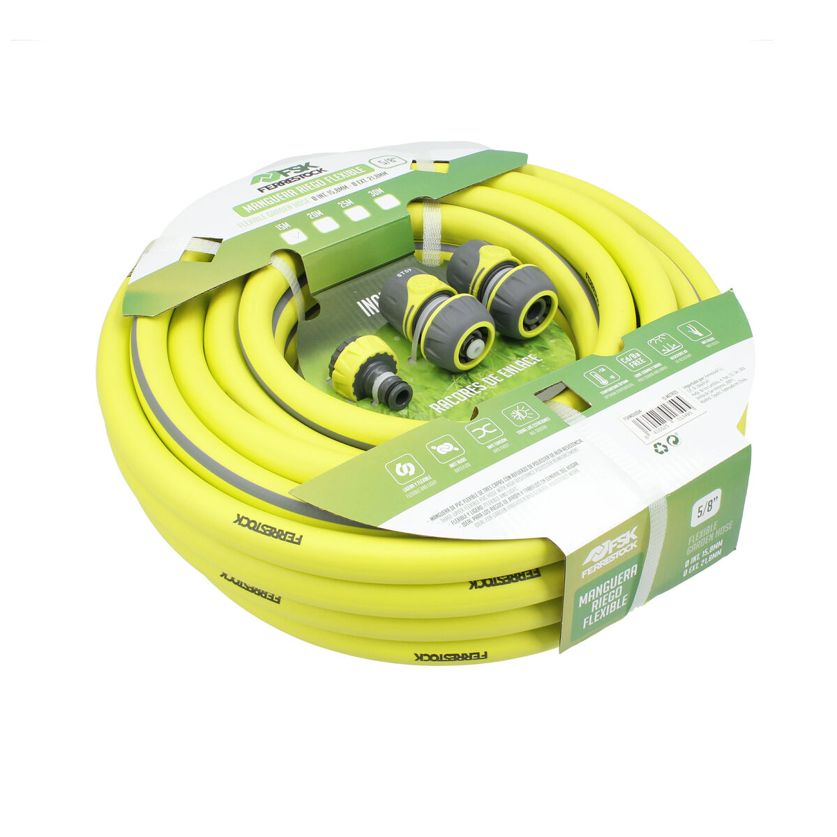 Slange Ferrestock 5/8" Polyester 15 m Ø 15 mm Fleksibel